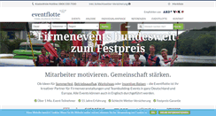 Desktop Screenshot of eventflotte.de